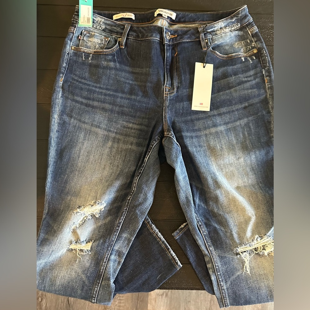 Vigoss Jagger Mid Rise Skinny Jean 16W NWT